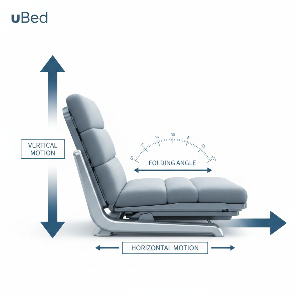 uBed three technologies - WBVV vertical, WBPA horizontal, and 5-stage electric folding