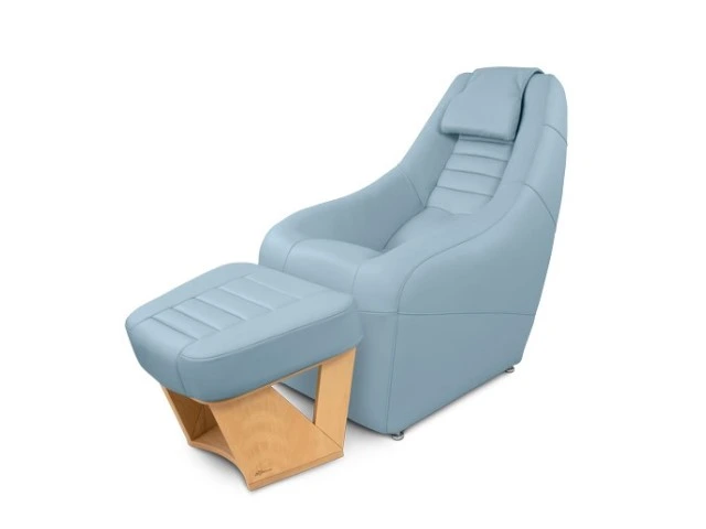 Diagram showing how WBVV (Whole Body Vertical Vibration) works - vertical oscillation while seated