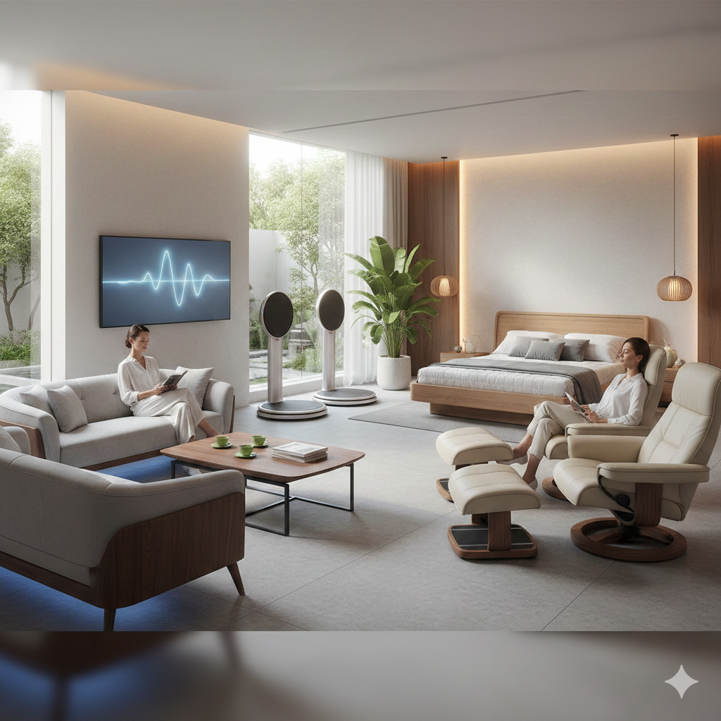 Vibrahealth Wellness Lounge interior at The Adelphi, Singapore