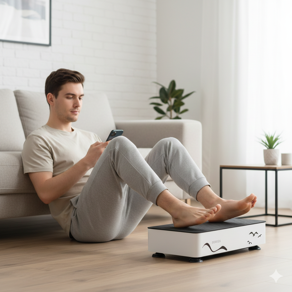 BGREEN uFit RS2 vibration plate with Tapping function - best seller at Vibrahealth