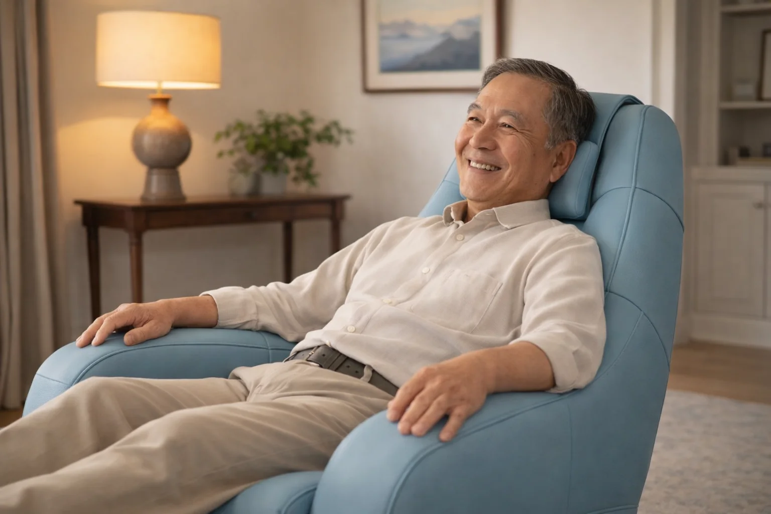 Diagram showing how WBVV (Whole Body Vertical Vibration) works - vertical oscillation while seated