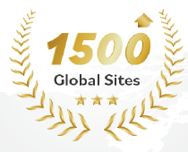 1500 Global Sites badge